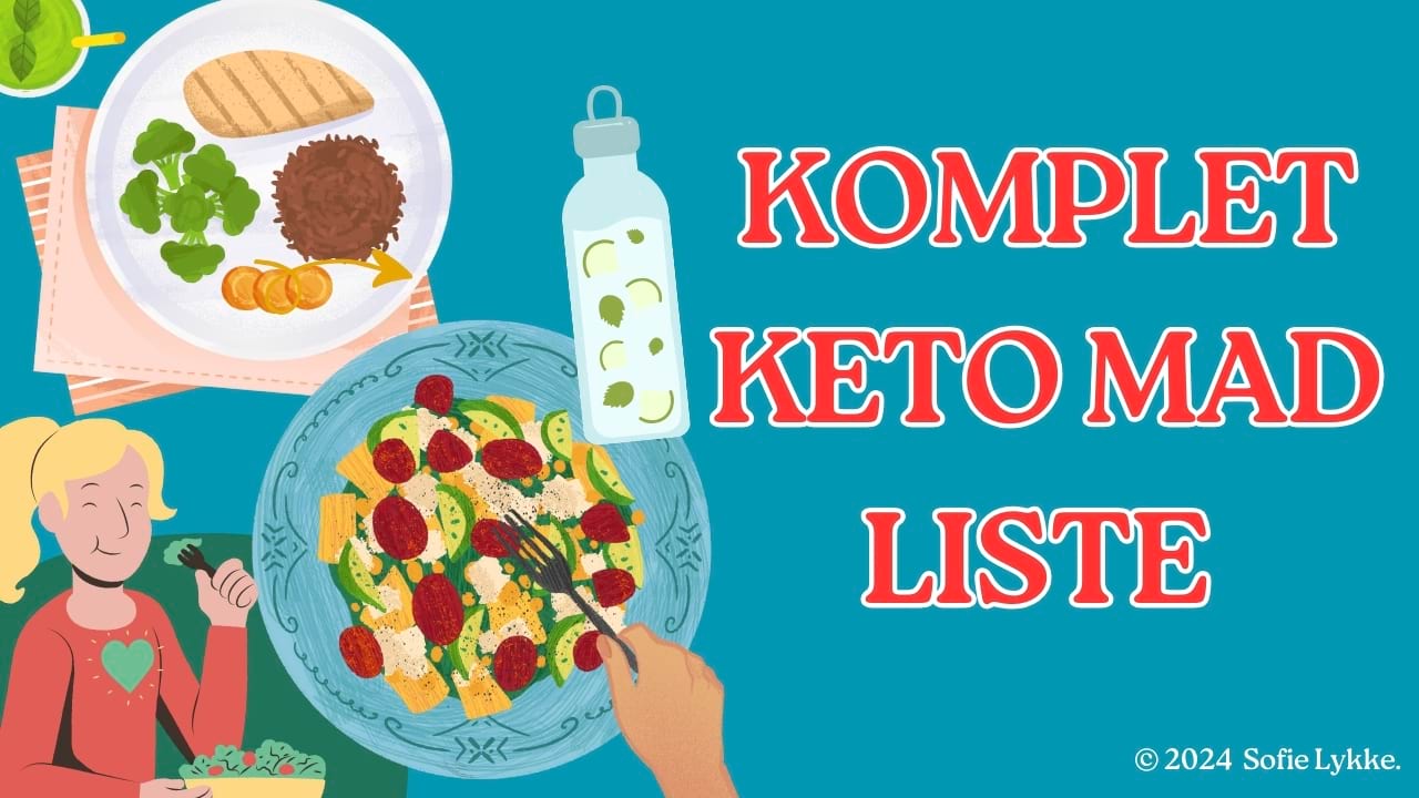 LCHF indkøbsliste. Fødevarer der bør være på din keto madliste.